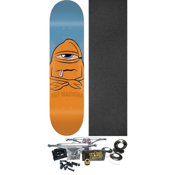 Toy Machine Skateboards Bored Sect Skateboard Deck - 8" x 31.63" - Complete Skateboard Bundle